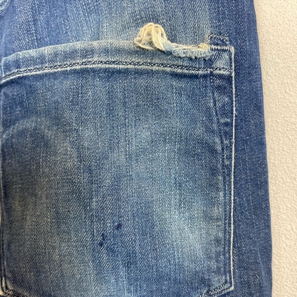 Levi’s Made & Crafted Stitch High Slim Dark Wash Denim Jean size 32X30 - Picture 5 of 8